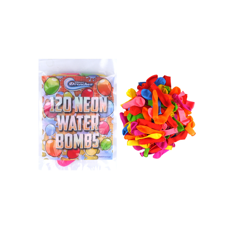 Wholesale 120 Neon Water Bombs - (CDU of 24)