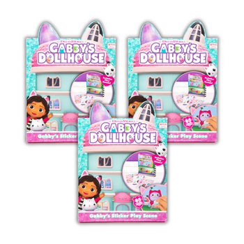 Wholesale Gabby's Dollhouse Sticker Play Scene - (Case of 12)