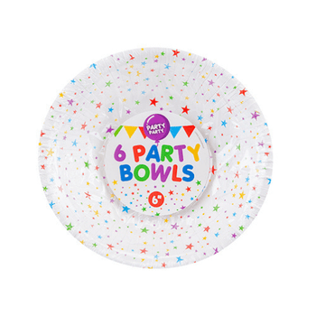 6" Paper Party Bowl 6 Pack