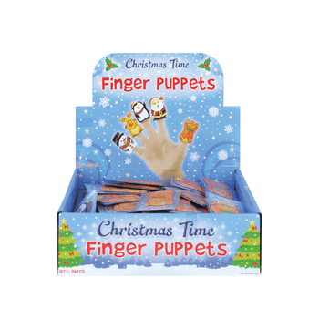 Wholesale Christmas Finger Puppets - (CDU of 96)