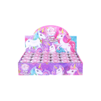 Wholesale Slime With Baby Unicorn - (CDU of 24)
