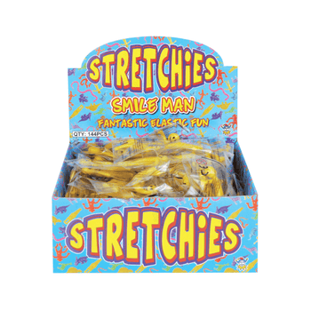 Wholesale Yellow Stretch Smile Man - (CDU of 144)